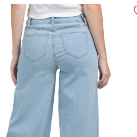 NEW 1822 DENIM High Rise Wide Leg Jeans for women light wash 7252j1 - Picture 3 of 4